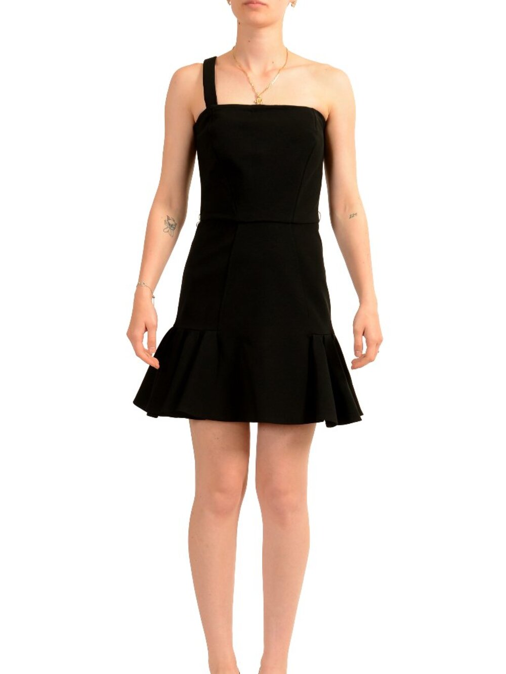 Viktor & Rolf Women's Black Flare Mini Dress US S IT 40